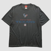 Houston Texans Reebok 2000s T-shirt - Charcoal Vintage on sale
