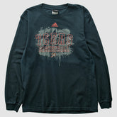 Philadelphia 76ers 2000s Long Sleeve T-shirt - Black Vintage | Adidas discount