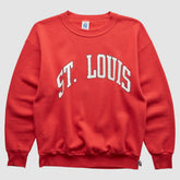 St. Louis Cardinals Logo 7 90s Sweatshirt - Red Vintage