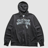 Chicago White Sox Majestic 2010 Hooded Full Zip Sweatshirt - Black Vintage