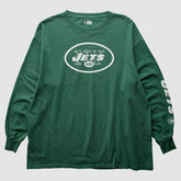 New York Jets 2010s Long Sleeve T-shirt - Green Vintage sale
