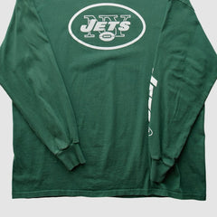 New York Jets 2010s Long Sleeve T-shirt - Green Vintage sale