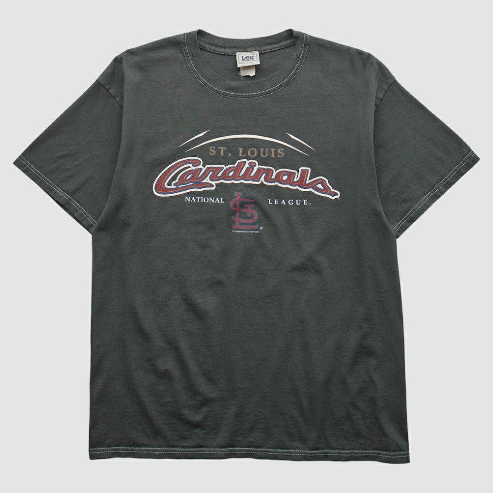 St. Louis Cardinals Lee Apparel 2004 T-shirt - Black Vintage
