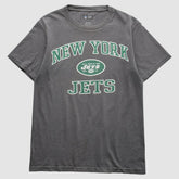 New York Jets NFL 2010s T-shirt - Dark Heather Gray Vintage on sale