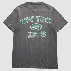 New York Jets NFL 2010s T-shirt - Dark Heather Gray Vintage on sale
