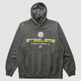 Pittsburgh Steelers NFL 2010s Hooded Pullover Sweatshirt - Gray Vintage cheap