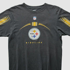 Pittsburgh Steelers Reebok 2000s T-shirt - Charcoal Vintage for sale