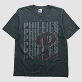Philadelphia Phillies Majestic 2010s T-shirt - Black Vintage