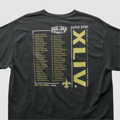New Orleans Saints Reebok 2010 T-shirt - Black Vintage for sale