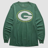 Green Bay Packers Reebok 2000s Long Sleeve T-shirt - Green Vintage online