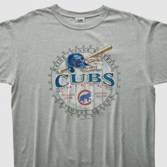 Chicago Cubs Lee Apparel 2004 T-shirt - Heather Gray Vintage