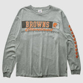 Cleveland Browns NFL 2000s Long Sleeve T-shirt - Heather Gray Vintage sale