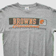 Cleveland Browns NFL 2000s Long Sleeve T-shirt - Heather Gray Vintage sale