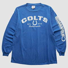 Indianapolis Colts NFL 2000s Long Sleeve T-shirt - Blue Vintage for sale