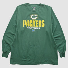 Green Bay Packers NFL 2010s Long Sleeve T-shirt - Green Vintage online