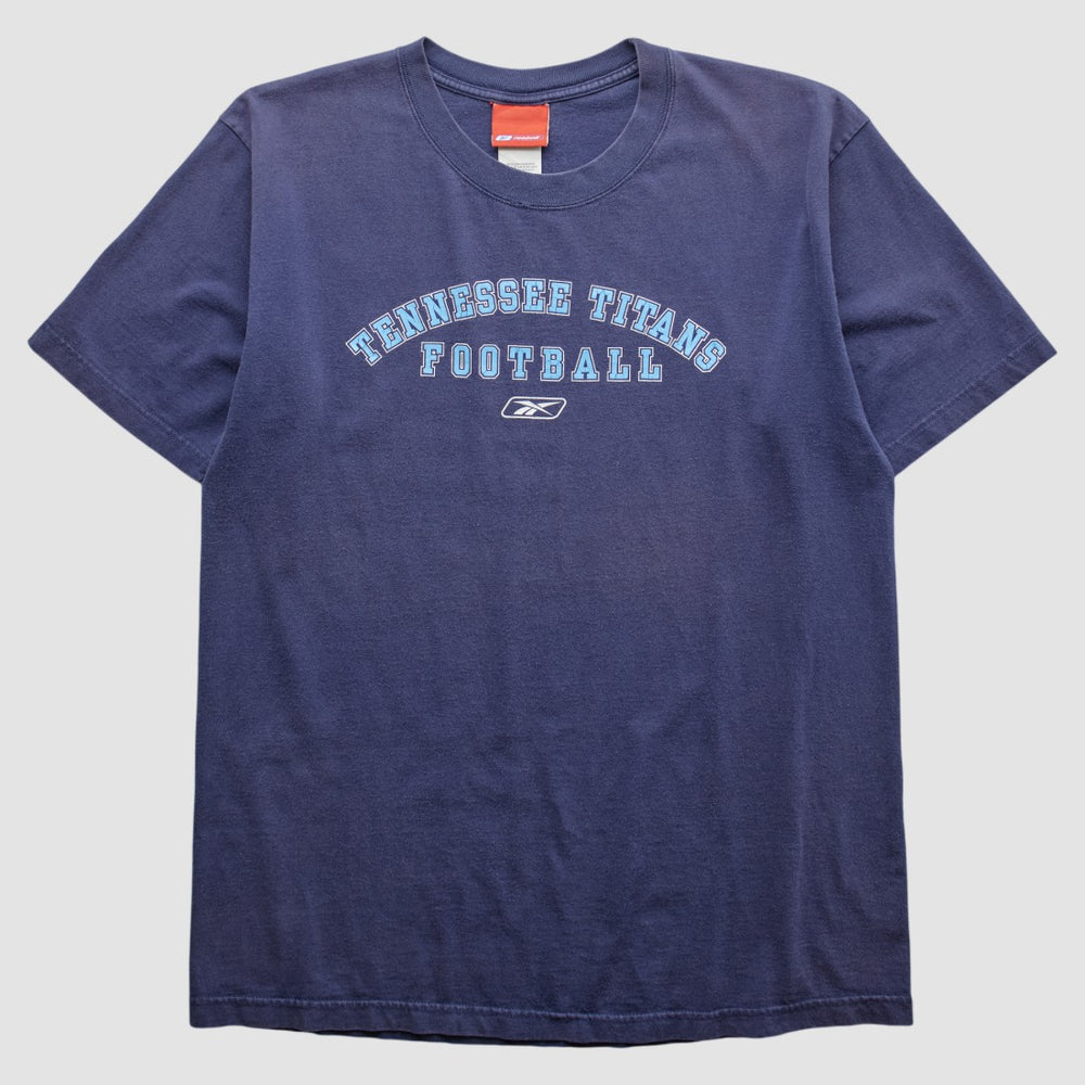 Tennessee Titans Reebok 2000s T-shirt - Navy Vintage for sale
