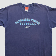 Tennessee Titans Reebok 2000s T-shirt - Navy Vintage for sale