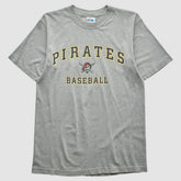 Pittsburgh Pirates Majestic 2000 T-shirt - Heather Gray Vintage