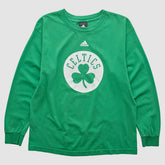 Boston Celtics 2010s Long Sleeve T-shirt - Green Vintage | Adidas on sale