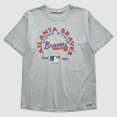 Atlanta Braves Crable Sportswear 1997 T-shirt - Heather Gray Vintage