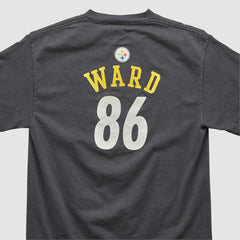 Hines Ward Reebok 2000s T-shirt - Black Vintage cheap