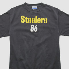 Hines Ward Reebok 2000s T-shirt - Black Vintage cheap