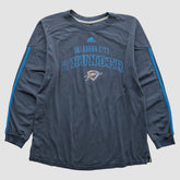 Oklahoma City Thunder 2010s Long Sleeve T-shirt - Navy Vintage | Adidas on sale