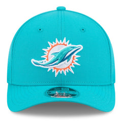 Miami Dolphins New Era Spain Side Patch 9FORTY M-Crown Adjustable Hat - Aqua outlet