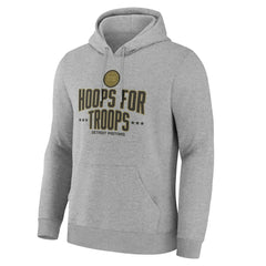 Detroit Pistons Hoops For Troops Hoodie sale - Gray shop