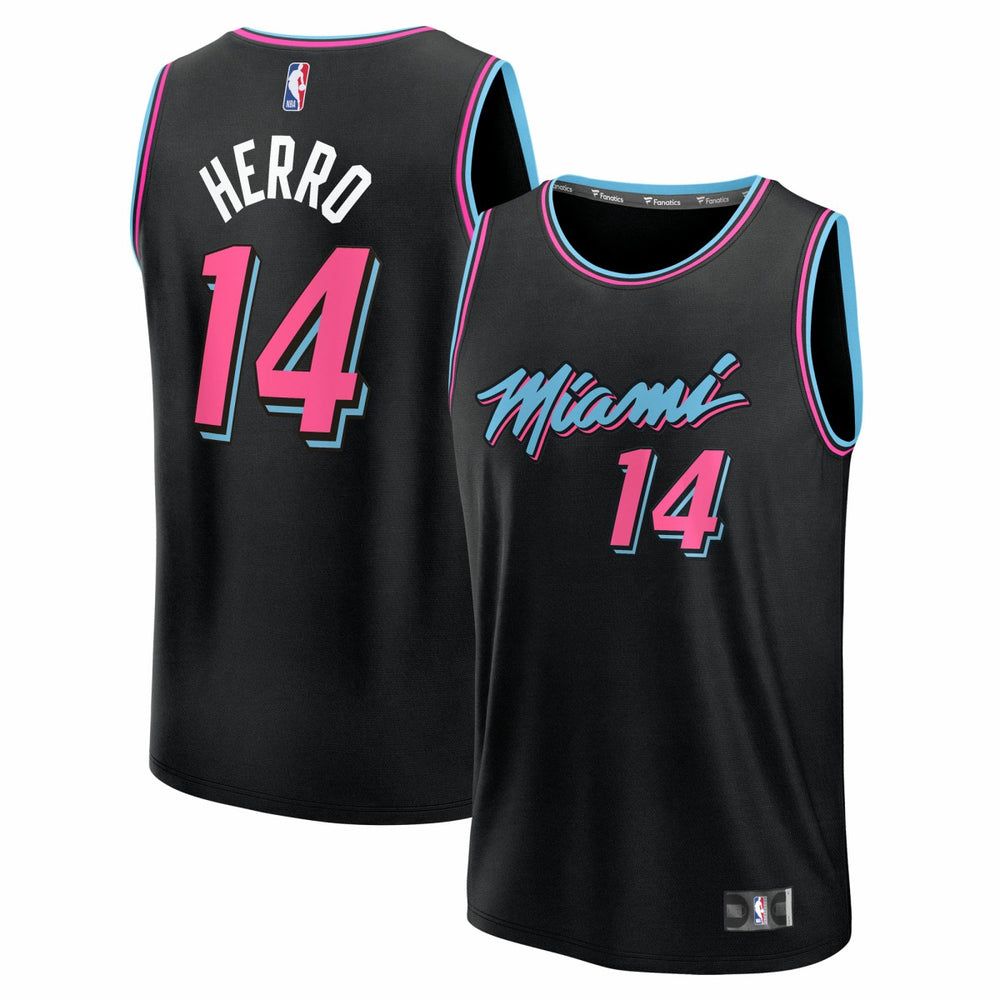 Tyler Herro Miami Heat 2025/26 City Edition Fast Break Jersey - Black | Fanatics sale