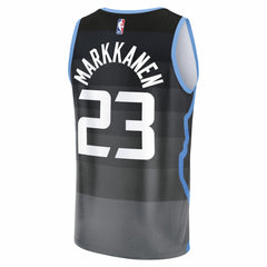 Lauri Markkanen Utah Jazz Youth 2025/26 City Edition Fastbreak Jersey - Black | Fanatics outlet
