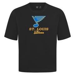 St. Louis Blues Levelwear Team Surge Luxe Signature Knit T-Shirt Black