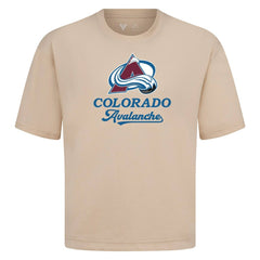 Colorado Avalanche Levelwear Team Surge Luxe Signature Knit T-Shirt Khaki