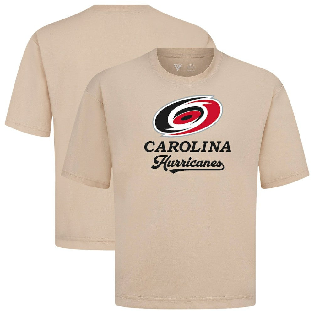 Carolina Hurricanes Levelwear Team Surge Luxe Signature Knit T-Shirt Khaki