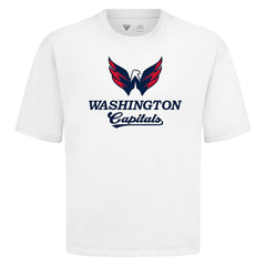 Washington Capitals Levelwear Team Surge Luxe Signature Knit T-Shirt White