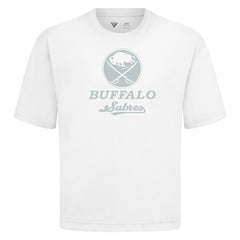 Buffalo Sabres Levelwear Shadow Surge Luxe Signature Knit T-Shirt White