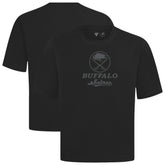 Buffalo Sabres Levelwear Shadow Surge Luxe Signature Knit T-Shirt Black