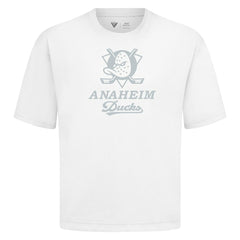 Anaheim Ducks Levelwear Shadow Surge Luxe Signature Knit T-Shirt White