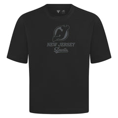New Jersey Devils Levelwear Shadow Surge Luxe Signature Knit T-Shirt Black