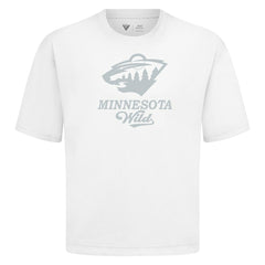 Minnesota Wild Levelwear Shadow Surge Luxe Signature Knit T-Shirt White