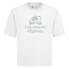 Colorado Avalanche Levelwear Shadow Surge Luxe Signature Knit T-Shirt White