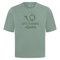 Ottawa Senators Levelwear Shadow Surge Luxe Signature Knit T-Shirt Green