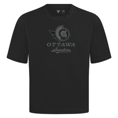 Ottawa Senators Levelwear Shadow Surge Luxe Signature Knit T-Shirt Black