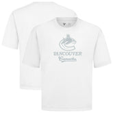 Vancouver Canucks Levelwear Shadow Surge Luxe Signature Knit T-Shirt White