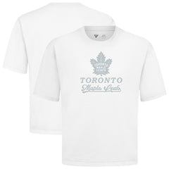 Toronto Maple Leafs Levelwear Shadow Surge Luxe Signature Knit T-Shirt White