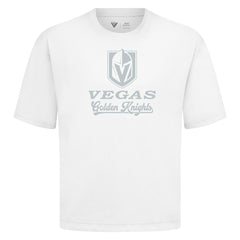 Vegas Golden Knights Levelwear Shadow Surge Luxe Signature Knit T-Shirt White