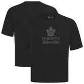 Toronto Maple Leafs Levelwear Shadow Surge Luxe Signature Knit T-Shirt Black