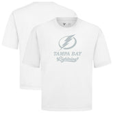 Tampa Bay Lightning Levelwear Shadow Surge Luxe Signature Knit T-Shirt White