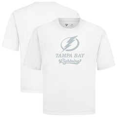 Tampa Bay Lightning Levelwear Shadow Surge Luxe Signature Knit T-Shirt White