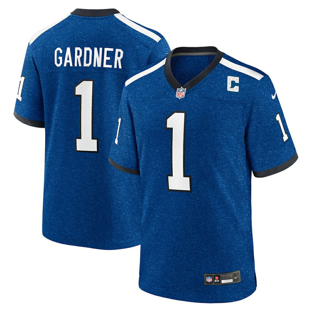 Ahmad Sauce Gardner Indianapolis Colts Alternate 2 Indiana Nights Game Jersey - Heather Royal | Nike discount